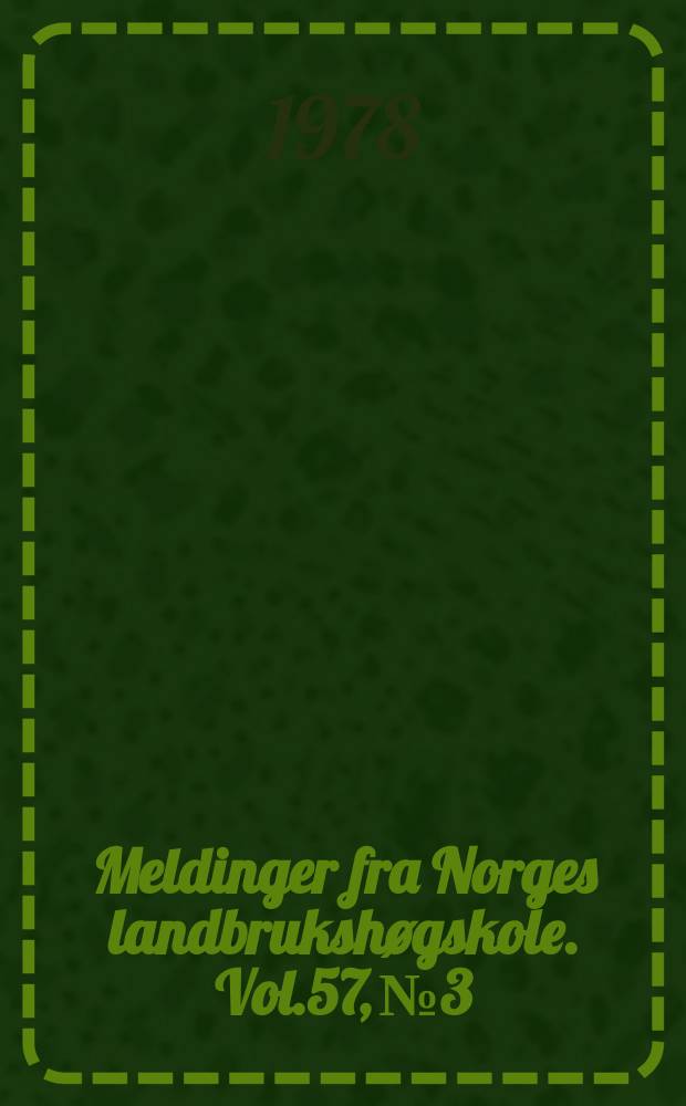 Meldinger fra Norges landbrukshøgskole. Vol.57, №3 : Kropps- og skinnstørrelse hos Body...