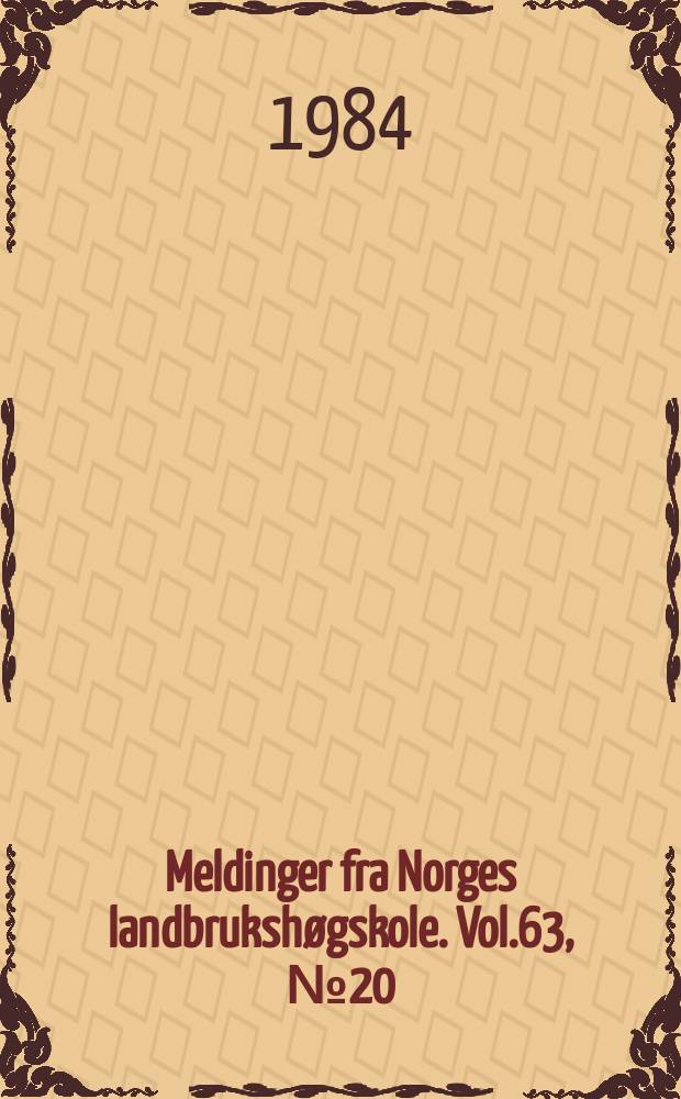 Meldinger fra Norges landbrukshøgskole. Vol.63, №20 : A literature review of the naturally...