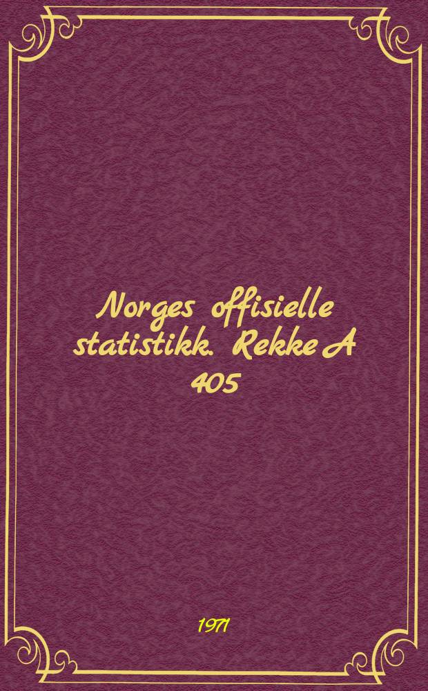 Norges offisielle statistikk. [Rekke A] 405 : Jordbruksteljinga 20. juni 1969