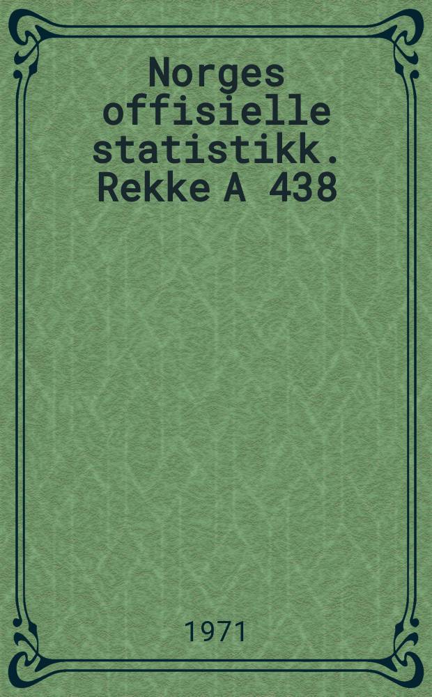 Norges offisielle statistikk. [Rekke A] 438 : Jordbruksteljinga 20. Juni 1969