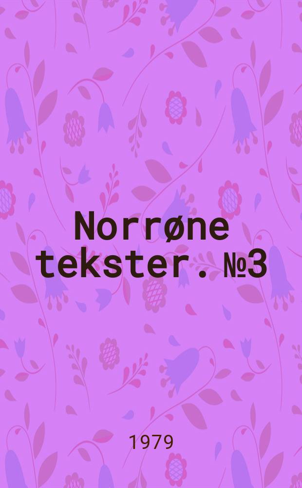 Norrøne tekster. №3 : Strengleikar