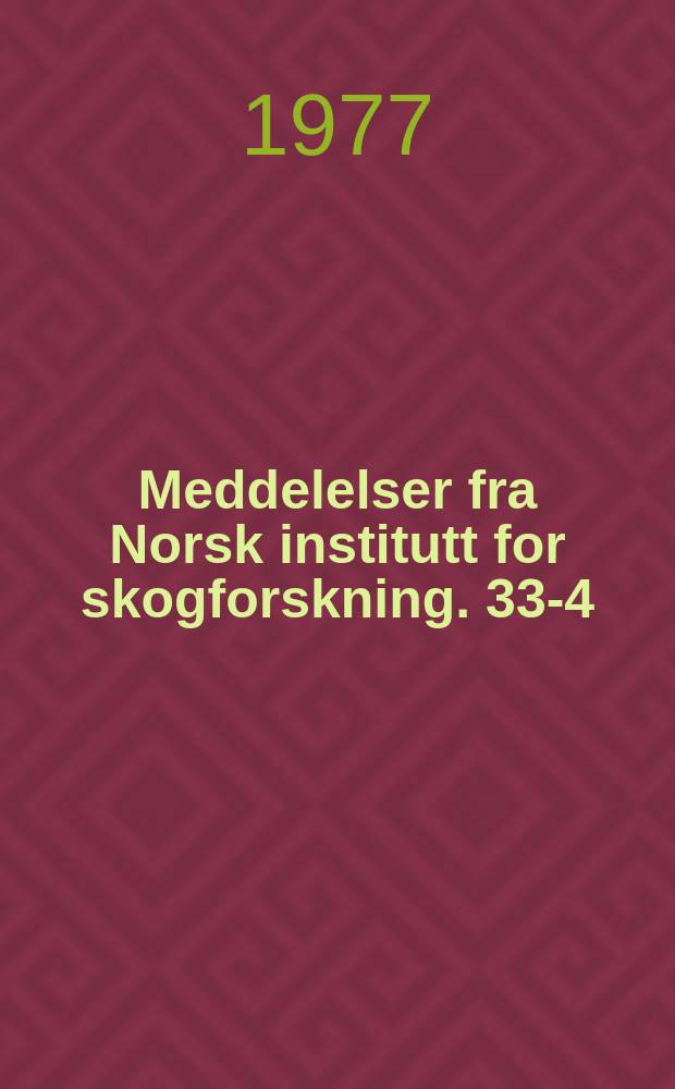 Meddelelser fra Norsk institutt for skogforskning. 33-4 : Helstammetransport med bil