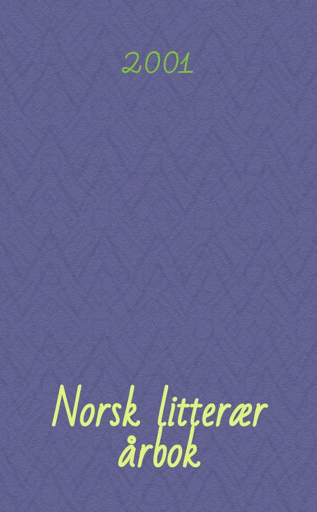 Norsk litterær årbok