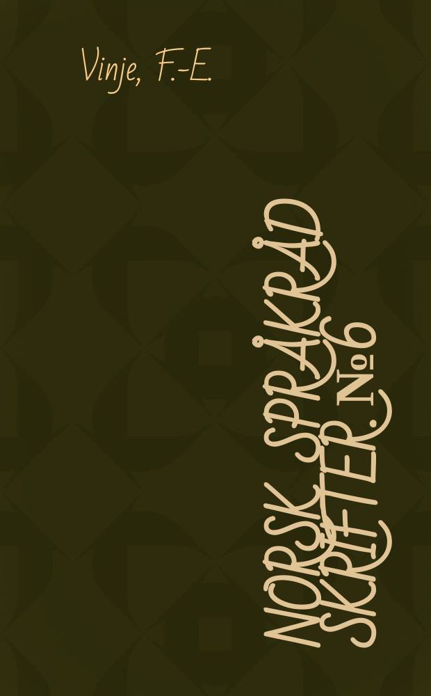 Norsk språkråd skrifter. №6 : Moderne norsk avisspråk