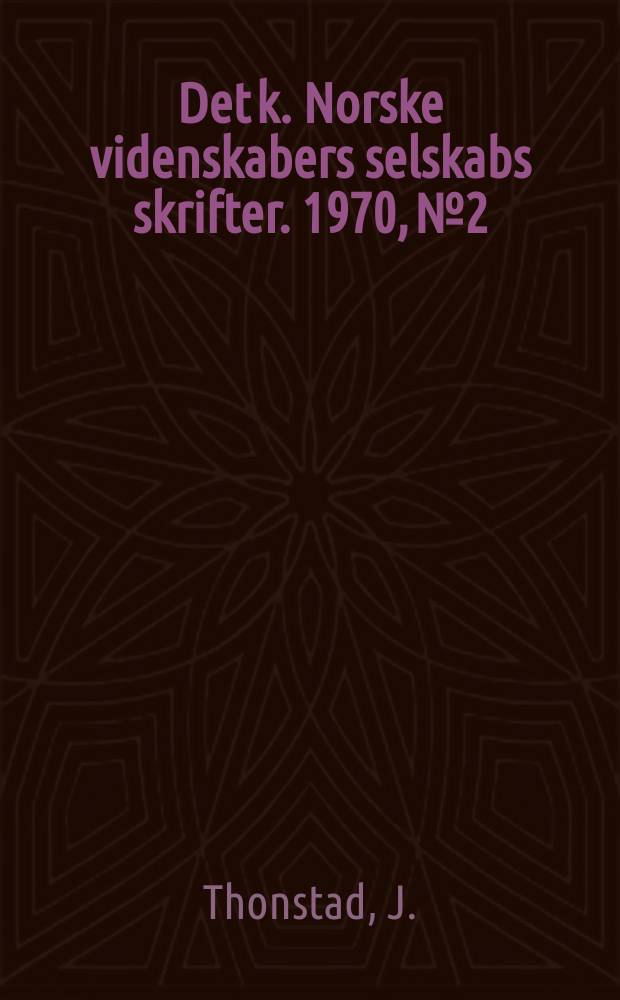 Det k. Norske videnskabers selskabs skrifter. 1970, №2 : On the anode reaction in the aluminium electrolysis