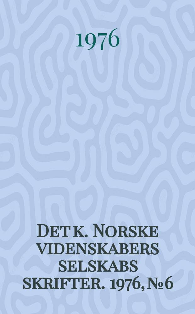 Det k. Norske videnskabers selskabs skrifter. 1976, №6 : On quoting