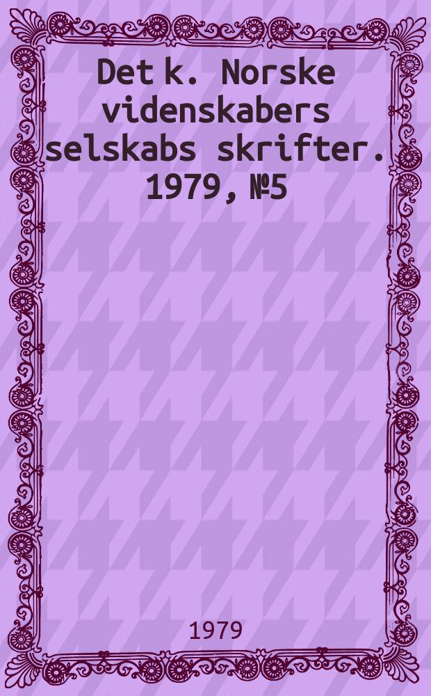 Det k. Norske videnskabers selskabs skrifter. 1979, №5 : H&aacute;vam&aacute;l 1-78