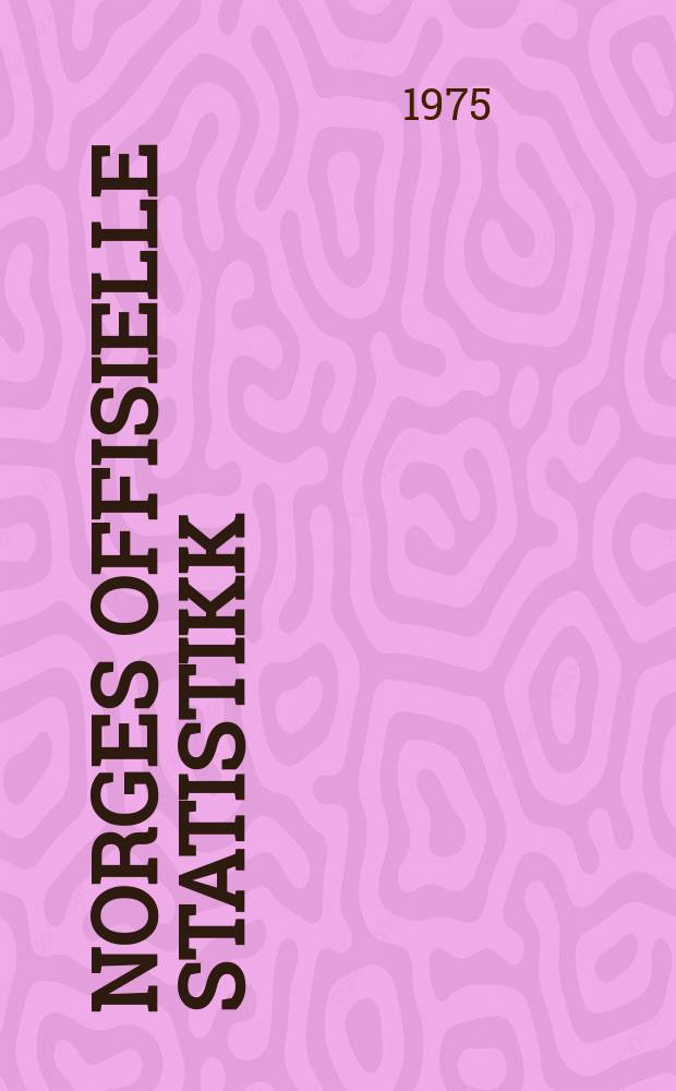 Norges offisielle statistikk