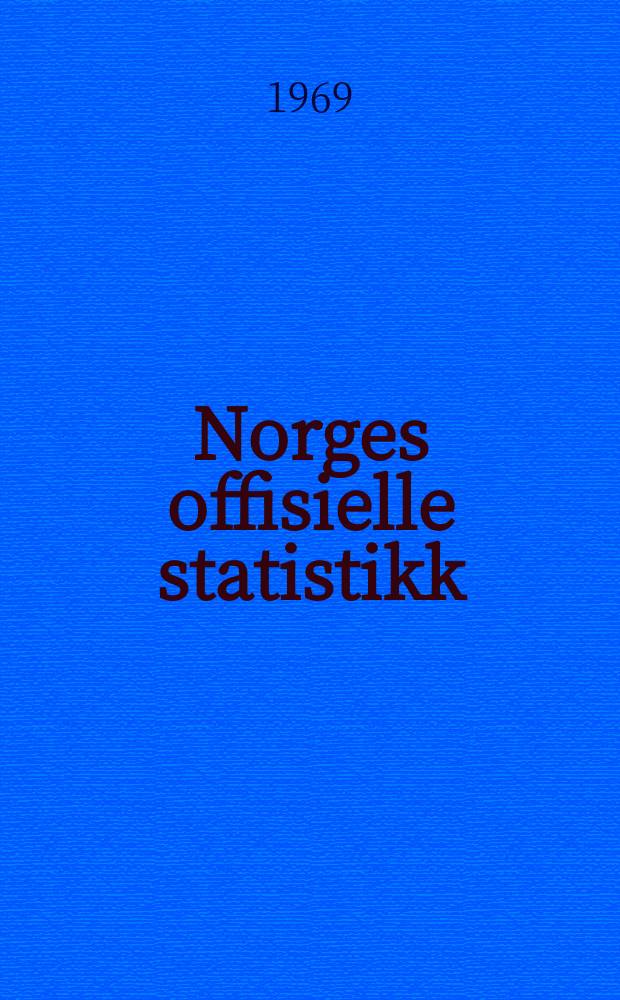 Norges offisielle statistikk