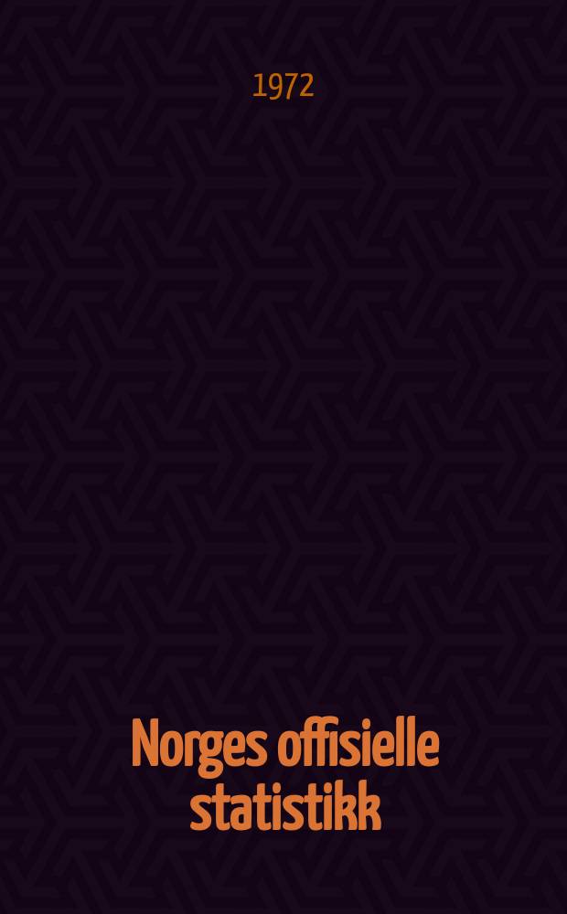 Norges offisielle statistikk