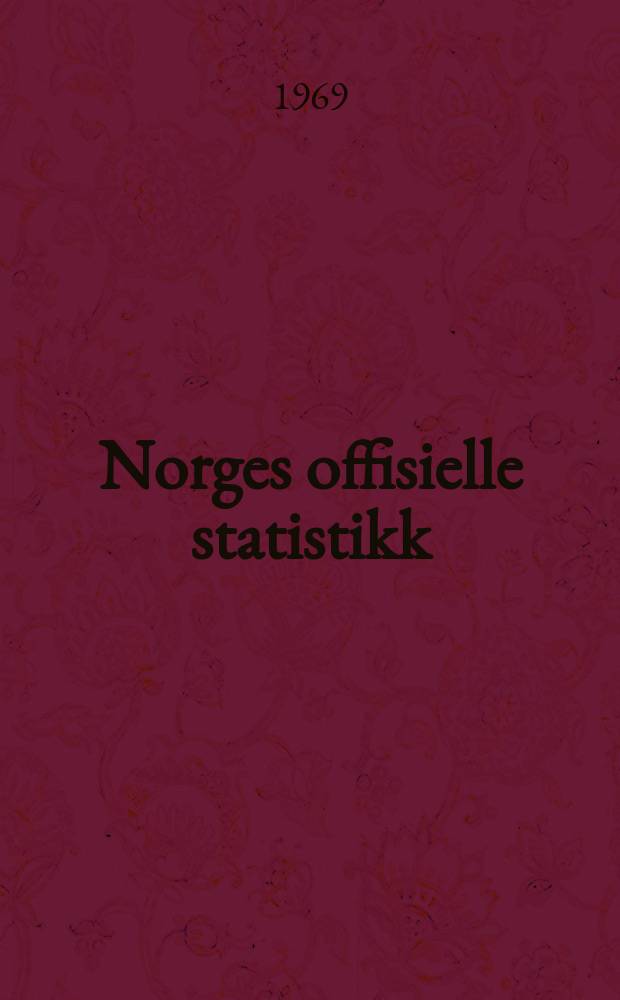 Norges offisielle statistikk