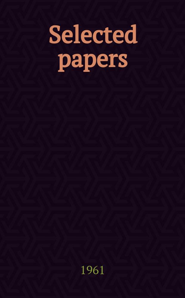Selected papers