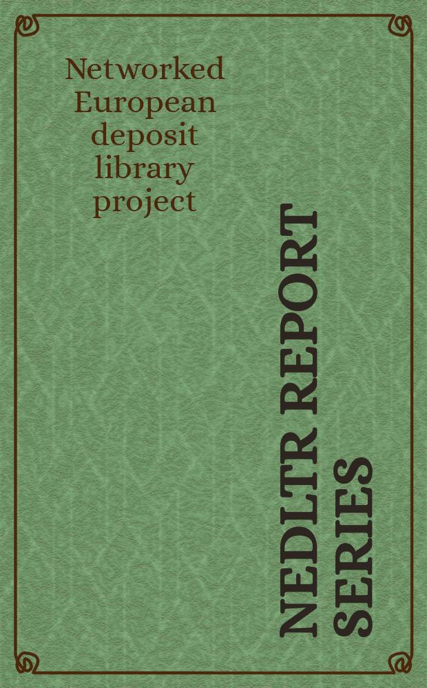 NEDLTR report series