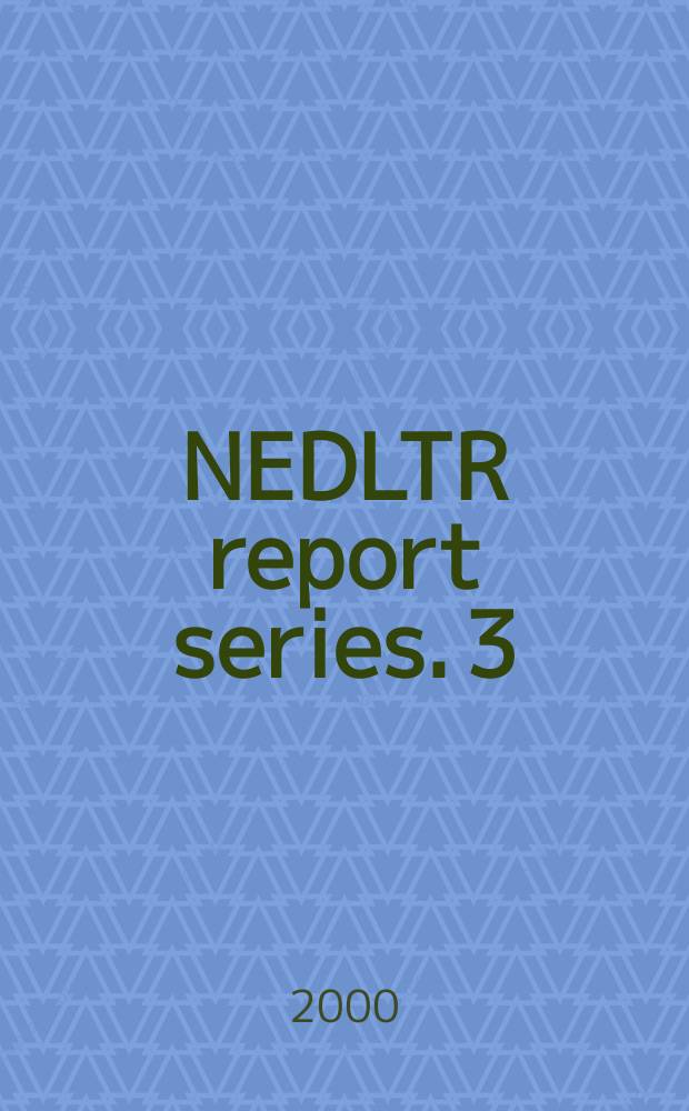 NEDLTR report series. 3 : Standards for electronic publishing