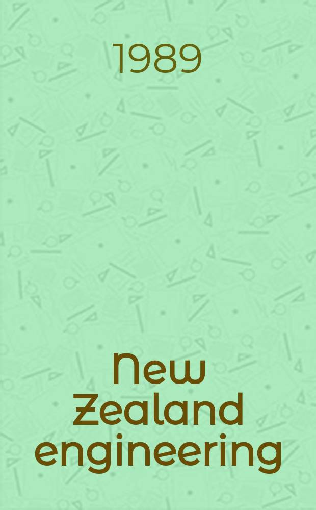 New Zealand engineering : The Journal of the N. Z. institution of engineers. Vol.44, №2