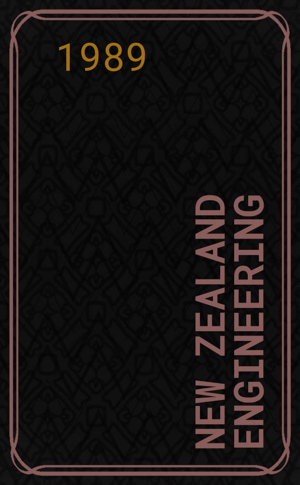 New Zealand engineering : The Journal of the N. Z. institution of engineers. Vol.44, №6