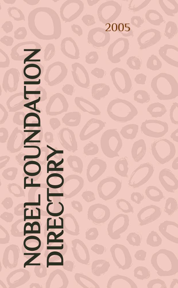 Nobel foundation directory