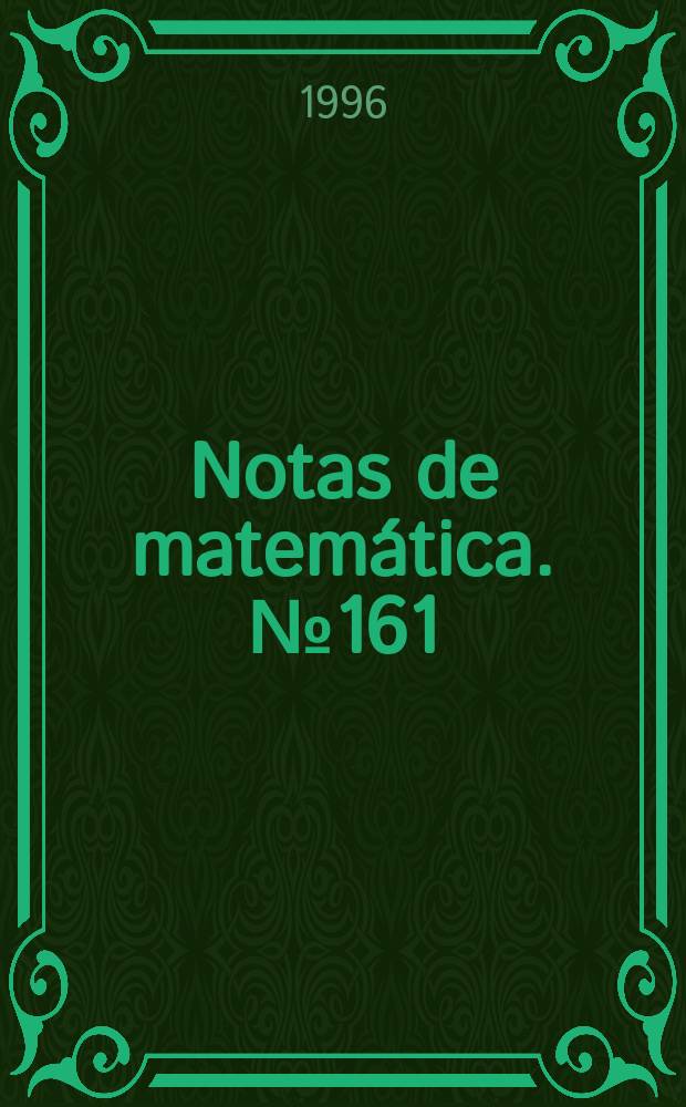 Notas de matem&aacute;tica. №161 : Characterizations of weakly compact...