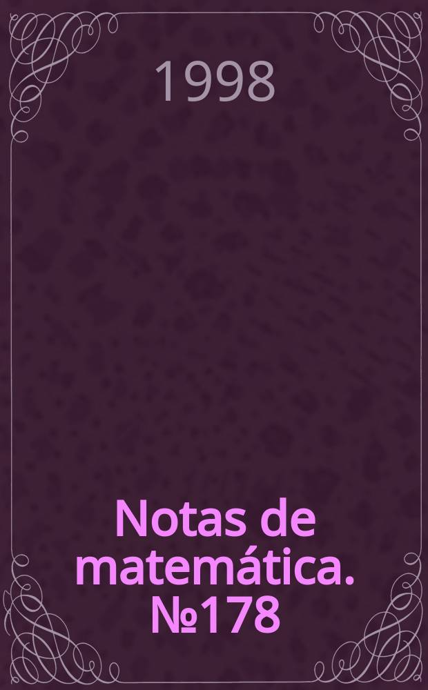 Notas de matem&aacute;tica. №178 : On the limitations of the Grothendieck...