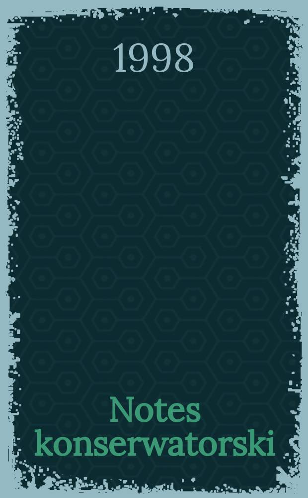 Notes konserwatorski