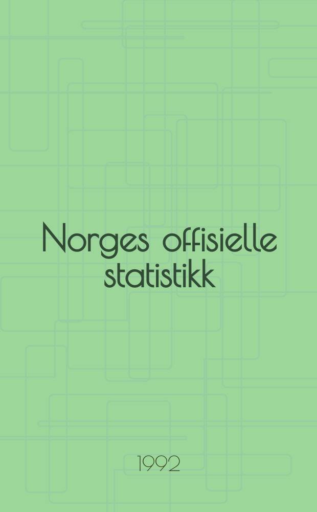 Norges offisielle statistikk
