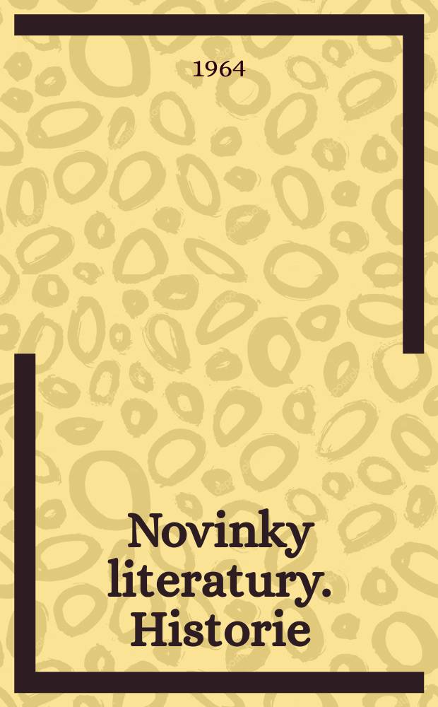 Novinky literatury. Historie