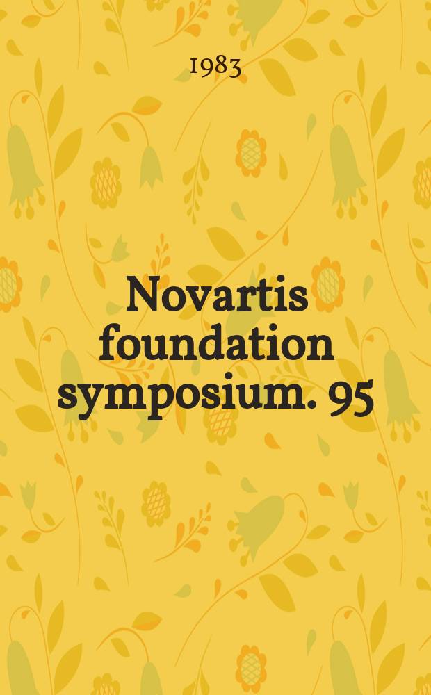 Novartis foundation symposium. 95 : Brush border membranes