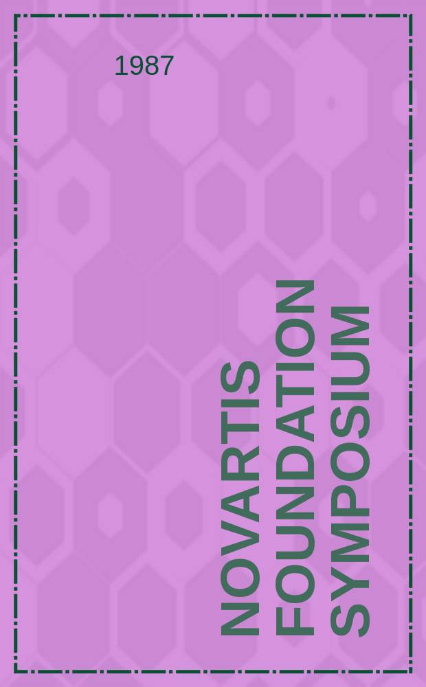 Novartis foundation symposium : Junctional complexes of epithelial cells