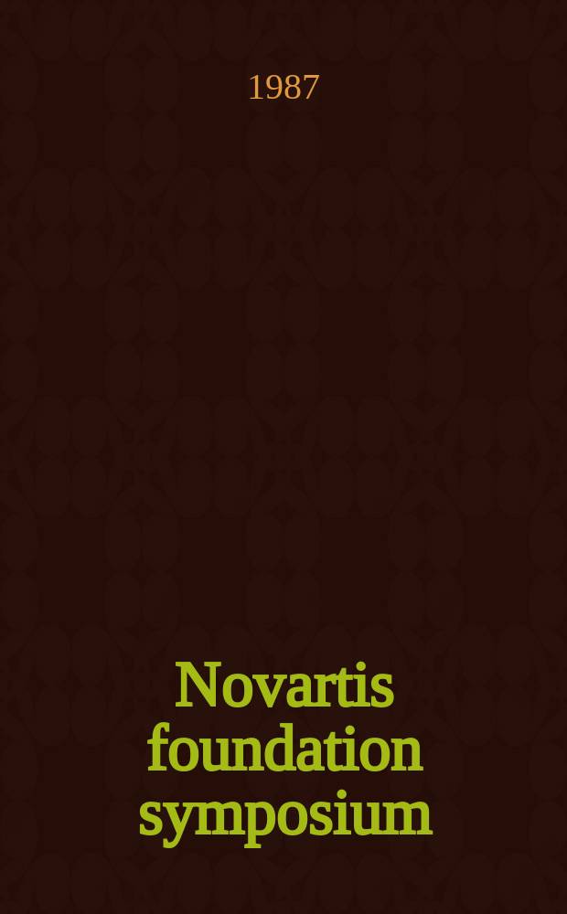 Novartis foundation symposium : Molecular approaches to human polygenic disease