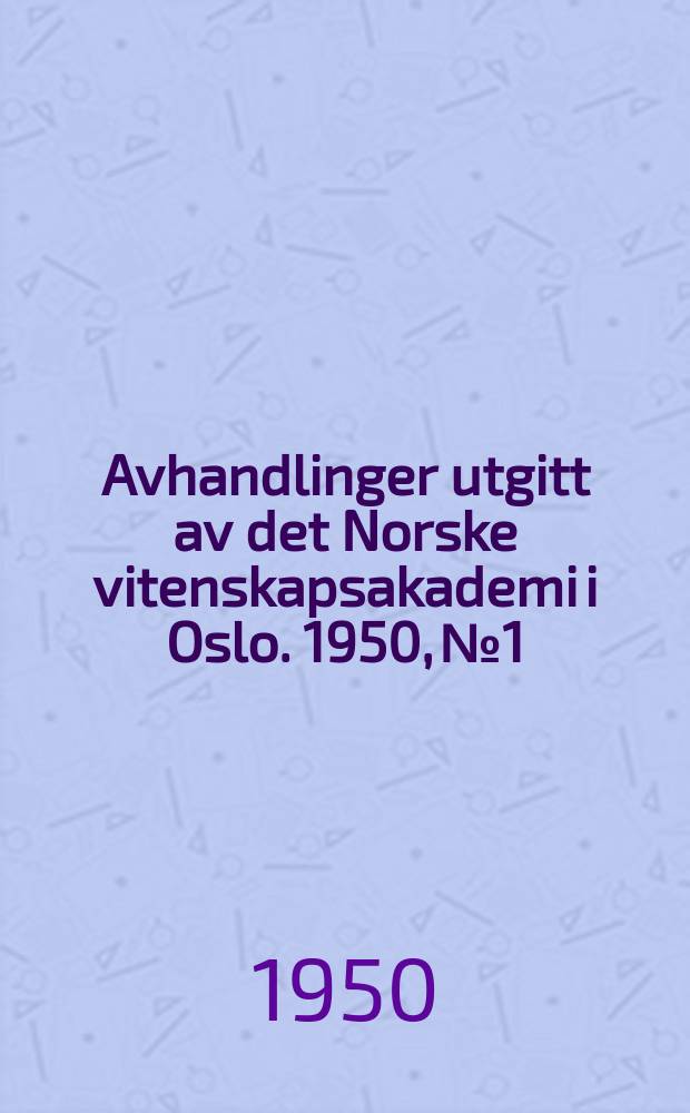 Avhandlinger utgitt av det Norske vitenskapsakademi i Oslo. 1950, №1 : The action of carbon dioxide and bicarbonate on the formation of hydrochloric acid in rats