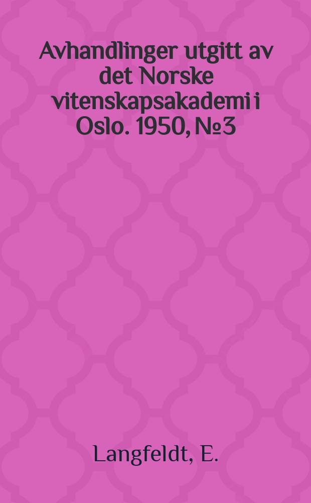 Avhandlinger utgitt av det Norske vitenskapsakademi i Oslo. 1950, №3 : The Influence of alternate administration of hyperventilation and of CO₂ on the formation of hydrochloric acid in the gastric glands