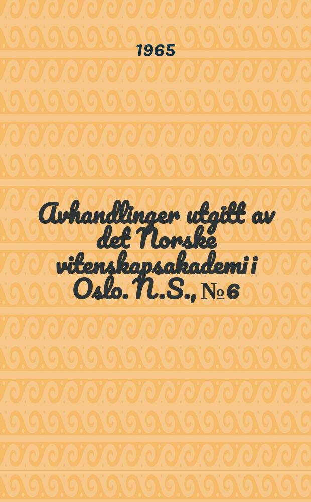 Avhandlinger utgitt av det Norske vitenskapsakademi i Oslo. N.S., №6 : Botaniske studier iver bringebær og andre folkelige Rufus-navn i Norden