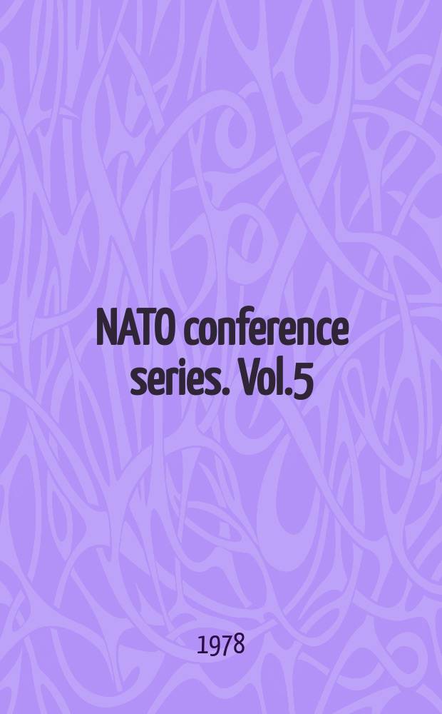 NATO conference series. Vol.5 : Cognitive psychology and instruction