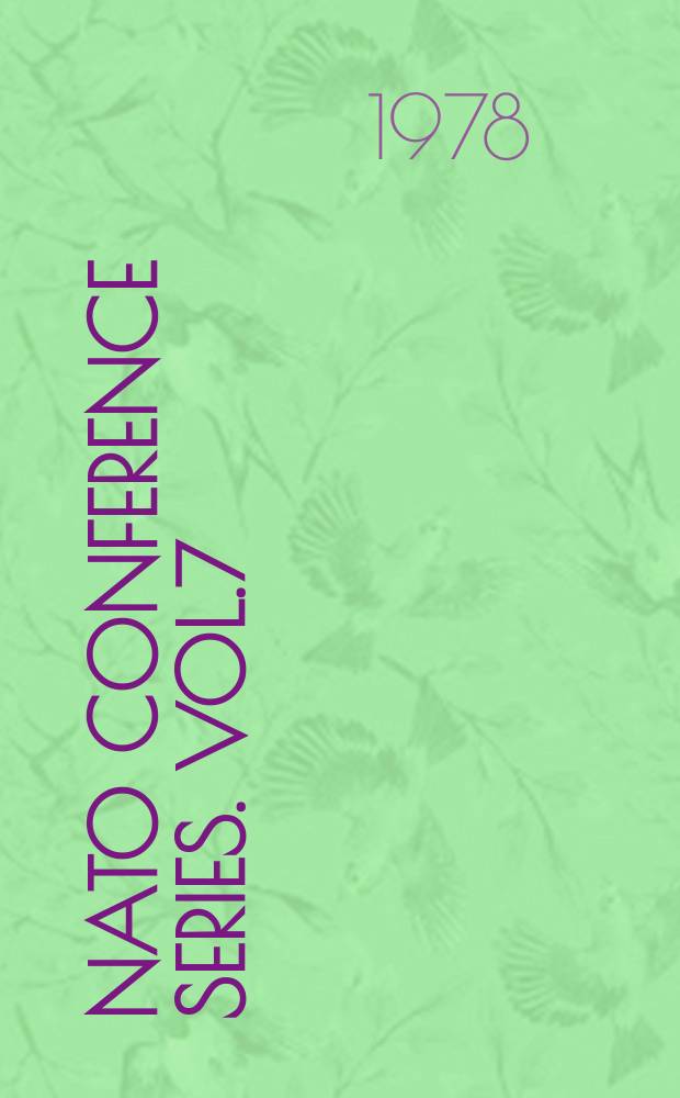 NATO conference series. Vol.7 : Manpower planning and organization design