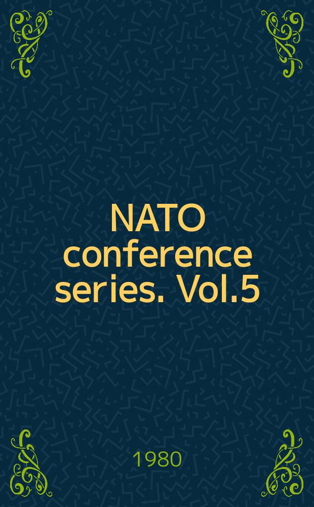NATO conference series. Vol.5 : Bottom - interacting ocean acoustics