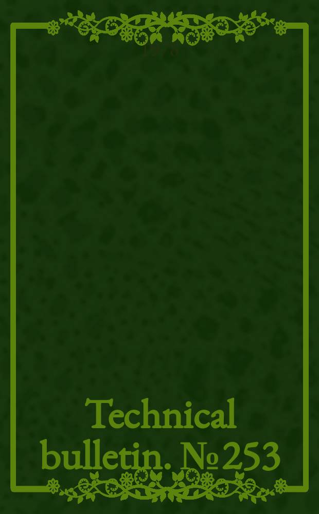 Technical bulletin. №253 : An algorithm for defining linear
