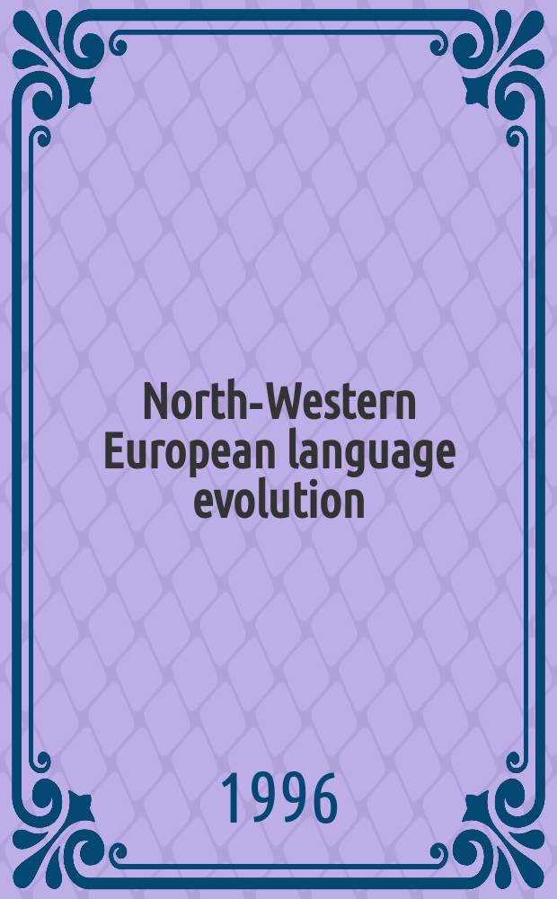 North-Western European language evolution : (NOWELE). Vol.16 : A concise grammar of the old Frisian