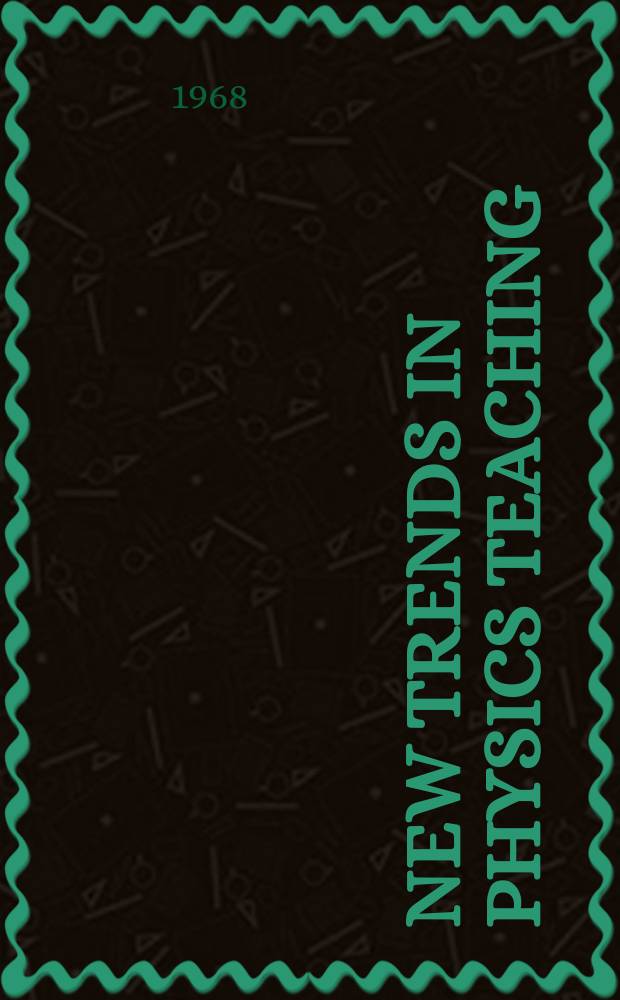 New trends in physics teaching