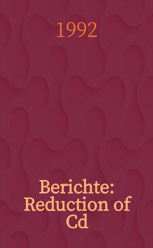 Berichte : Reduction of Cd(II) and Pb(II) at the dropping mercury...