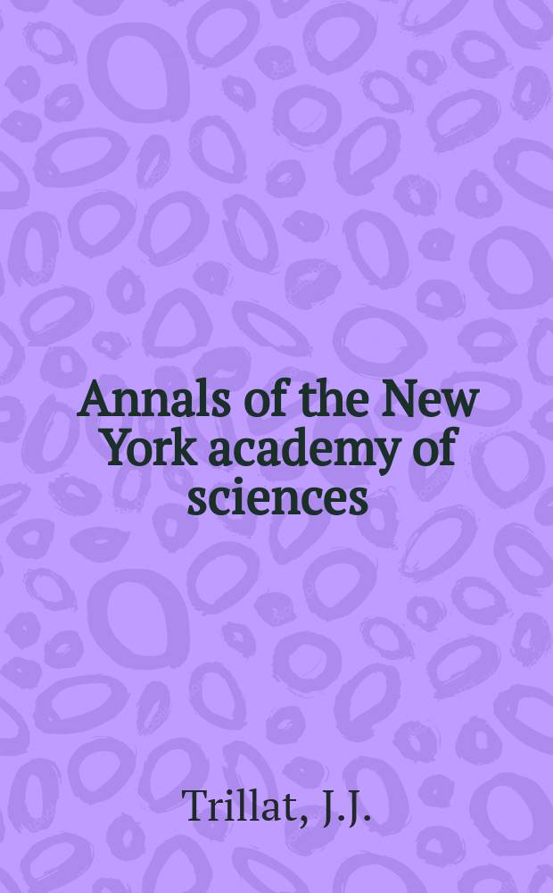 Annals of the New York academy of sciences : Late Lyceum of natural history. Vol.67, Art.6 : Recent applications of electron diffraction