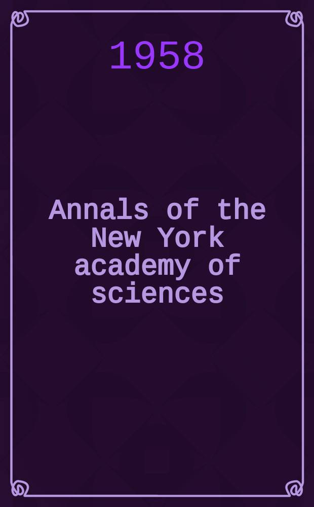 Annals of the New York academy of sciences : Late Lyceum of natural history. Vol.68, Art.3 : Comparative clinical and biological effects of alkylating agents
