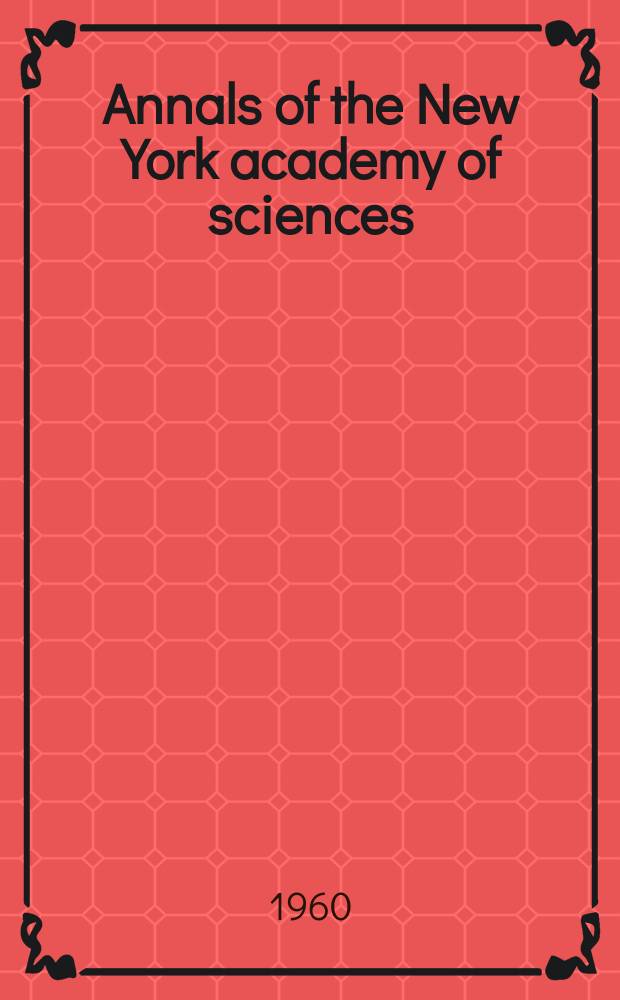 Annals of the New York academy of sciences : Late Lyceum of natural history. Vol.88, Art.3 : Amino acids, peptides and proteins