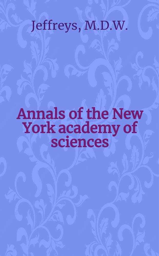 Annals of the New York academy of sciences : Late Lyceum of natural history. Vol.118, Art.12 : Vernacular maize names and some African tribal migrations