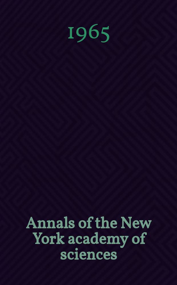 Annals of the New York academy of sciences : Late Lyceum of natural history. Vol.124[2] : Autoimmunity experimental and clinical aspects