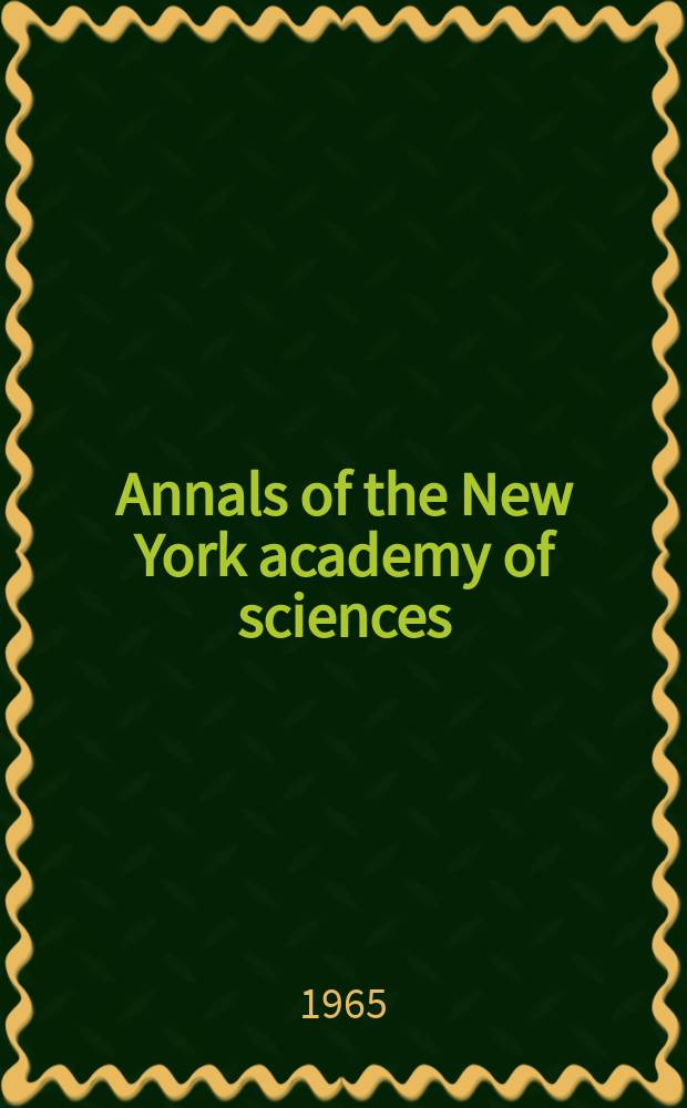 Annals of the New York academy of sciences : Late Lyceum of natural history. Vol.128, Art.1 : The Staphylococci: ecologic perspectives
