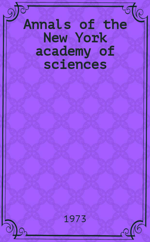 Annals of the New York academy of sciences : Late Lyceum of natural history. Vol.218 : Critical human behavioral research issues in social intervention programs
