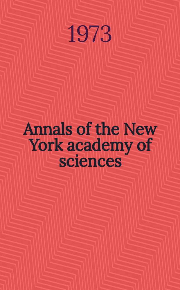 Annals of the New York academy of sciences : Late Lyceum of natural history. Vol.219 : Democratic representation and apportionment quantitative methods, measures, and criteria