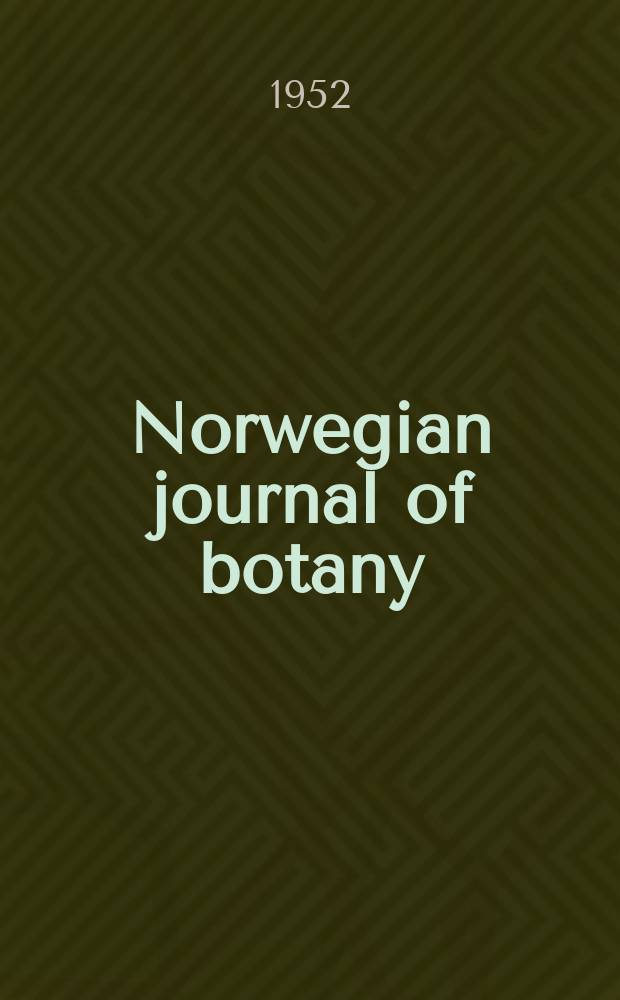 Norwegian journal of botany