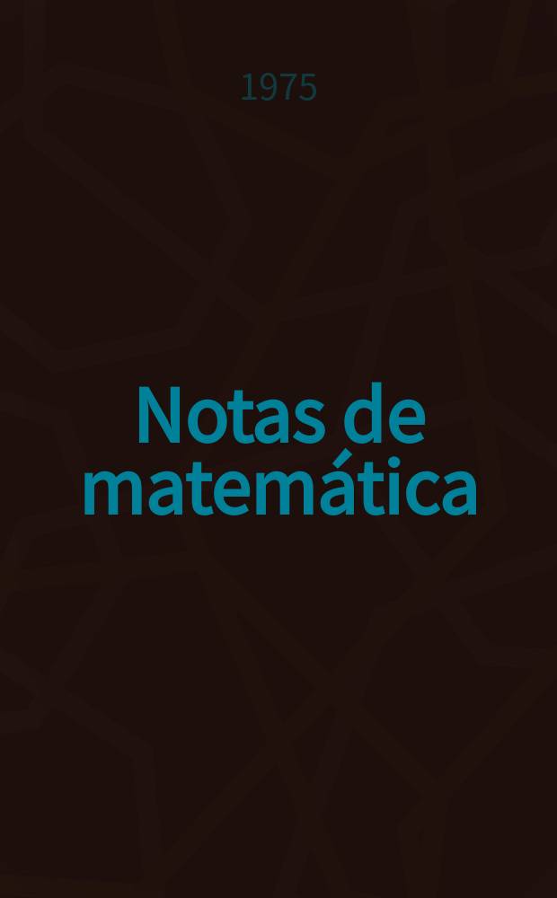 Notas de matem&aacute;tica