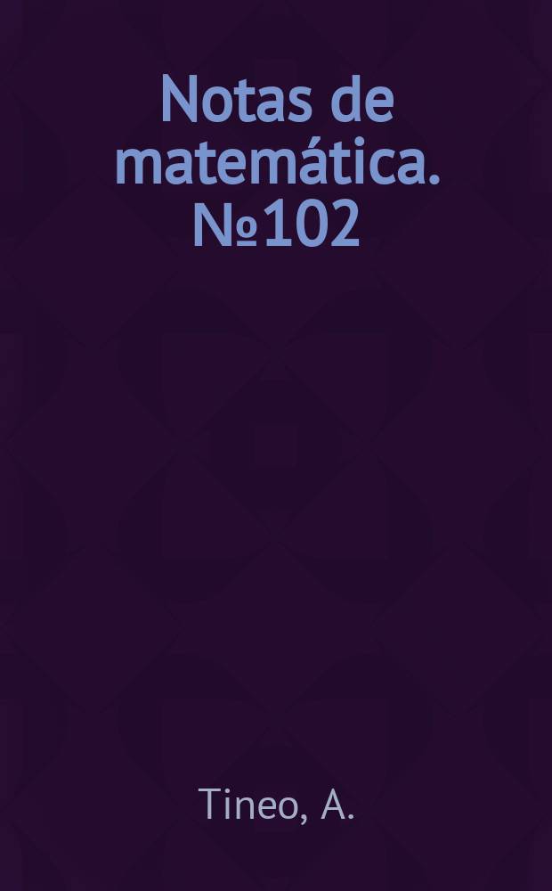 Notas de matem&aacute;tica. №102 : On the asymptotic behaviour of some population...